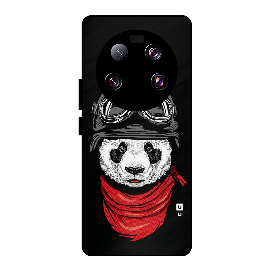 Cool Panda Soldier Art Metal Back Case for Xiaomi 13 Ultra