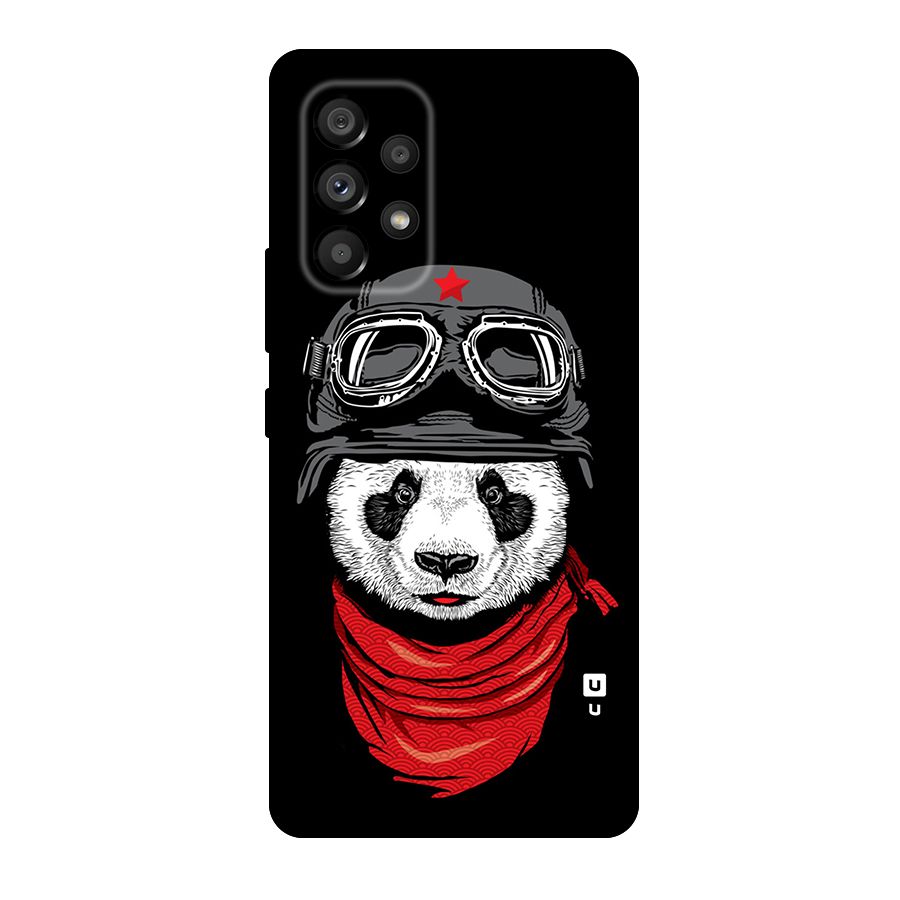Cool Panda Soldier Art Original Polycarbonate Back Case for Galaxy A53 5G