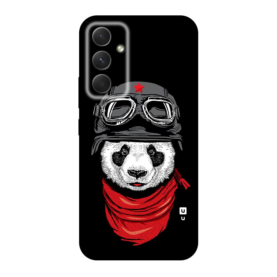 Cool Panda Soldier Art Original Polycarbonate Back Case for Galaxy A54