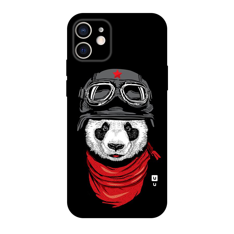 Cool Panda Soldier Art Original Polycarbonate Back Case for iPhone 12