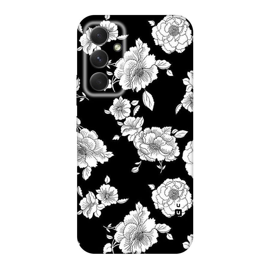 Cool Pattern Flowers Original Polycarbonate Back Case for Galaxy A54
