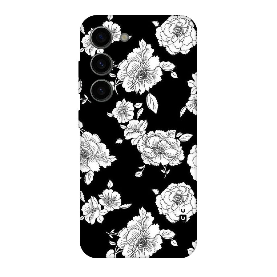 Cool Pattern Flowers Original Polycarbonate Back Case for Galaxy S23