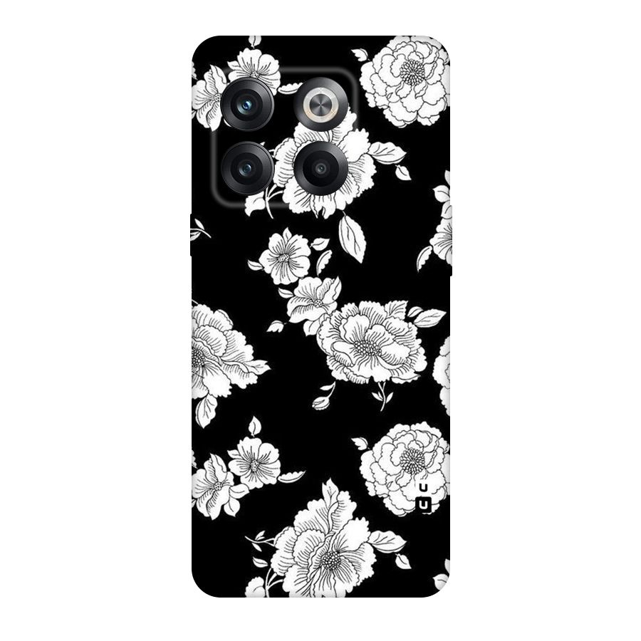 Cool Pattern Flowers Original Polycarbonate Back Case for OnePlus 10T