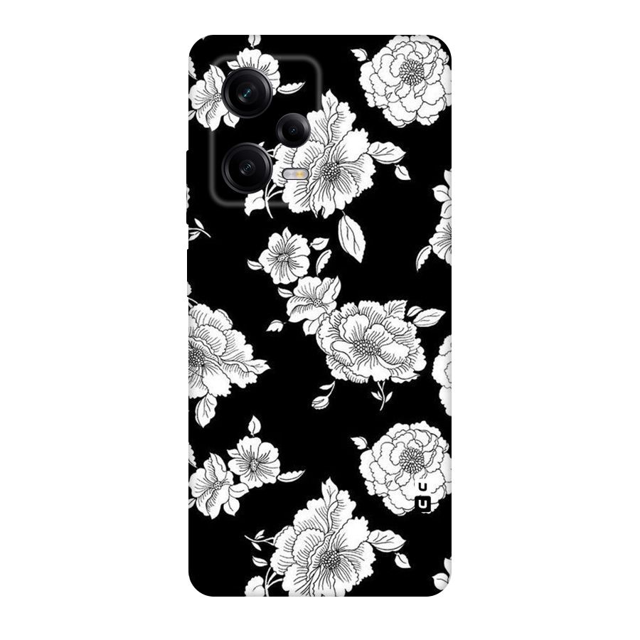 Cool Pattern Flowers Original Polycarbonate Back Case for Redmi Note 12 Pro