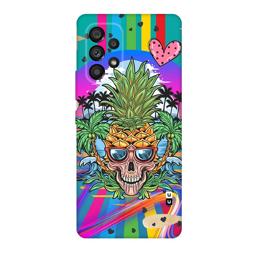 Cool Pineapple Skull Original Polycarbonate Back Case for Galaxy A53 5G