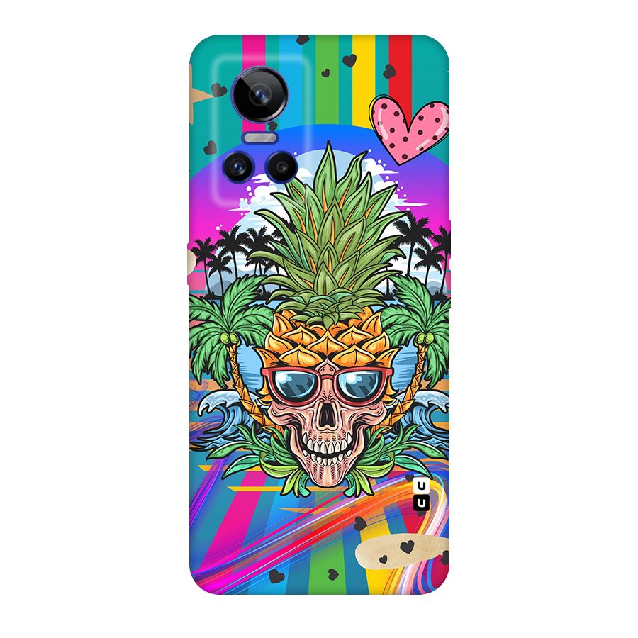 Cool Pineapple Skull Original Polycarbonate Back Case for Realme GT Neo 3