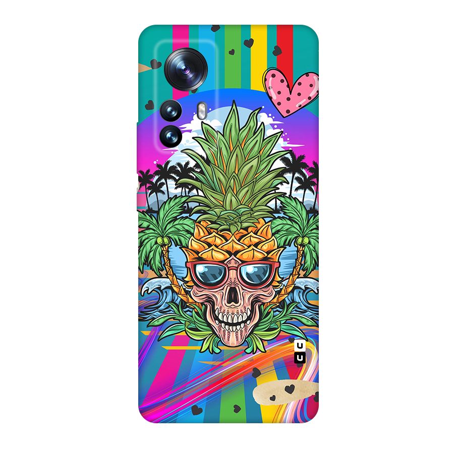 Cool Pineapple Skull Original Polycarbonate Back Case for Xiaomi 12 Pro
