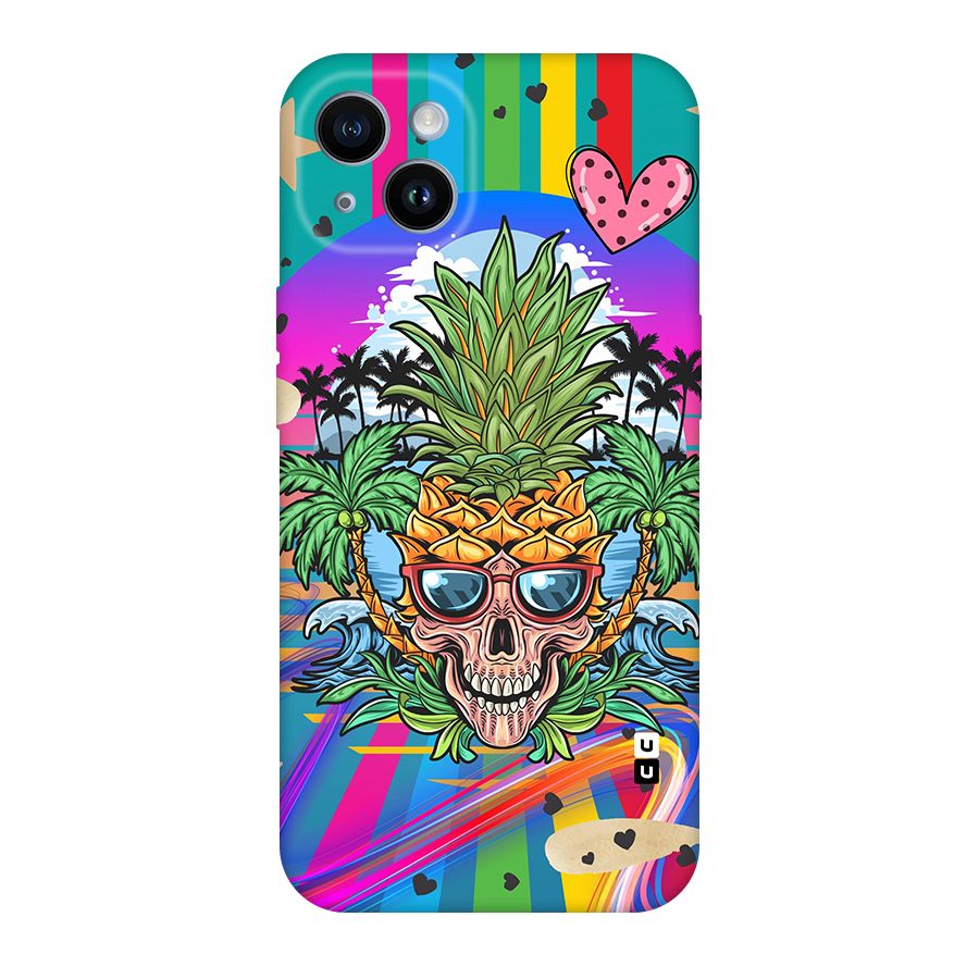 Cool Pineapple Skull Original Polycarbonate Back Case for iPhone 14