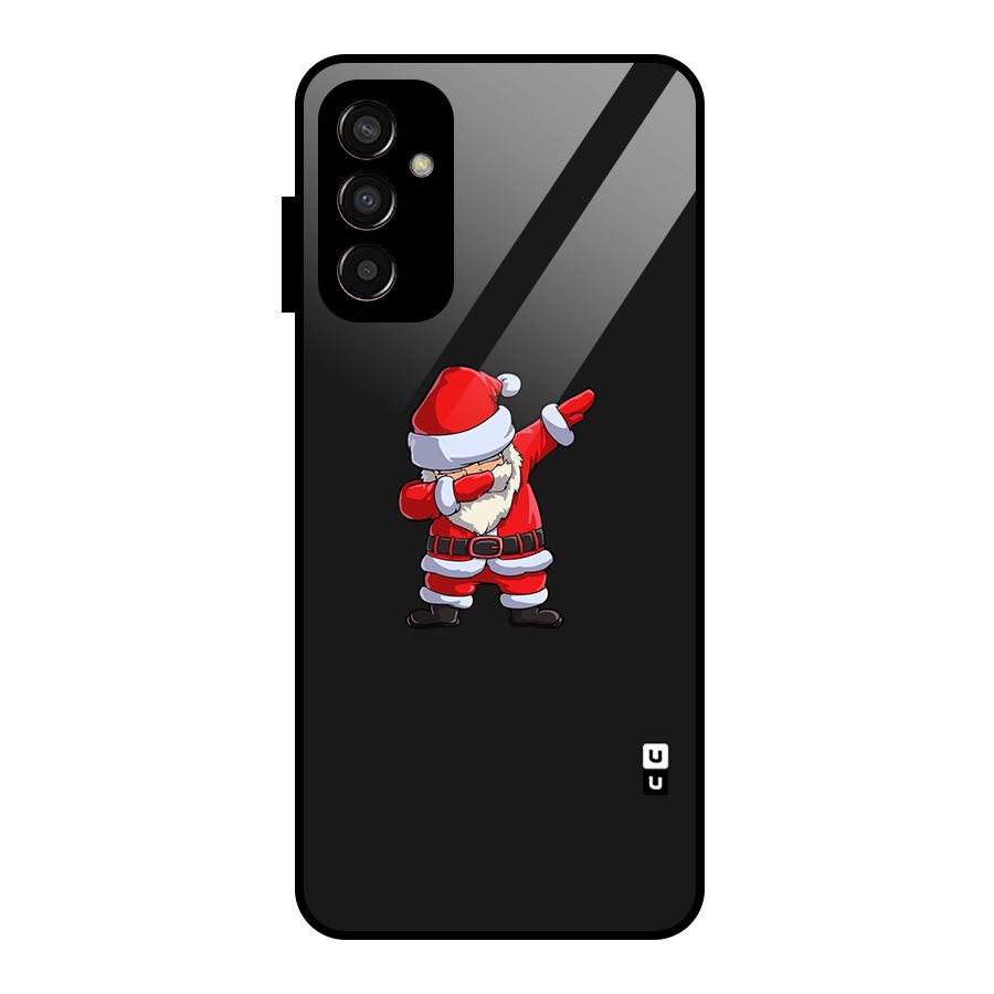 Cool Santa Dab Glass Back Case for Galaxy F13