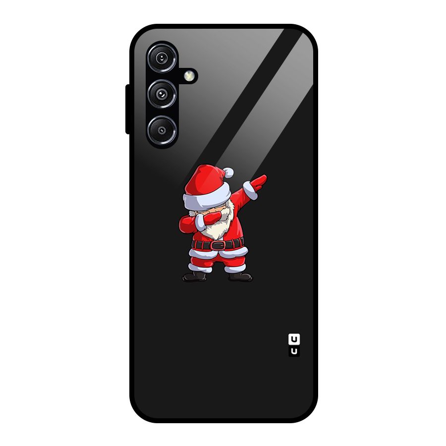 Cool Santa Dab Glass Back Case for Galaxy M34 5G