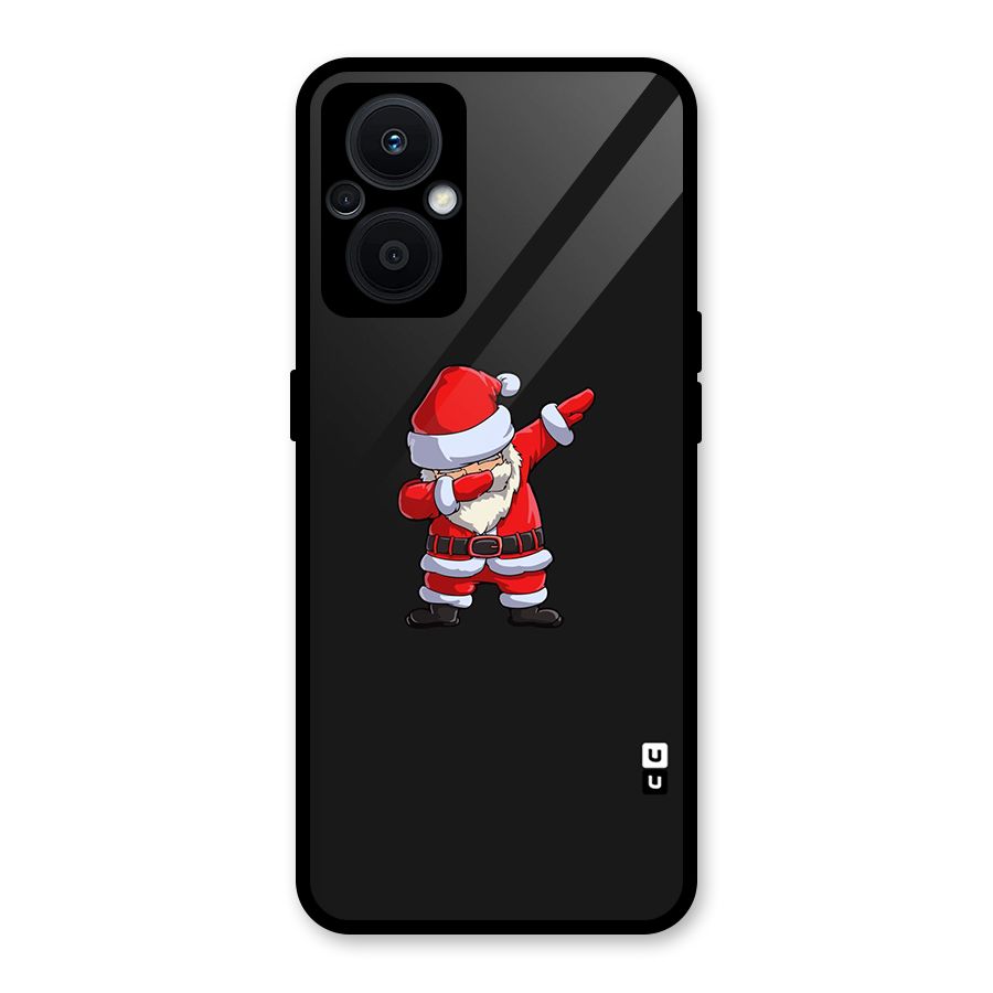 Cool Santa Dab Glass Back Case for Oppo F21s Pro 5G