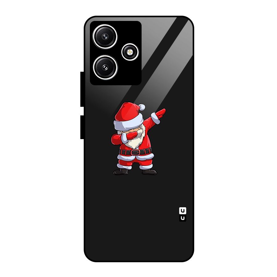 Cool Santa Dab Glass Back Case for Redmi 12 5G
