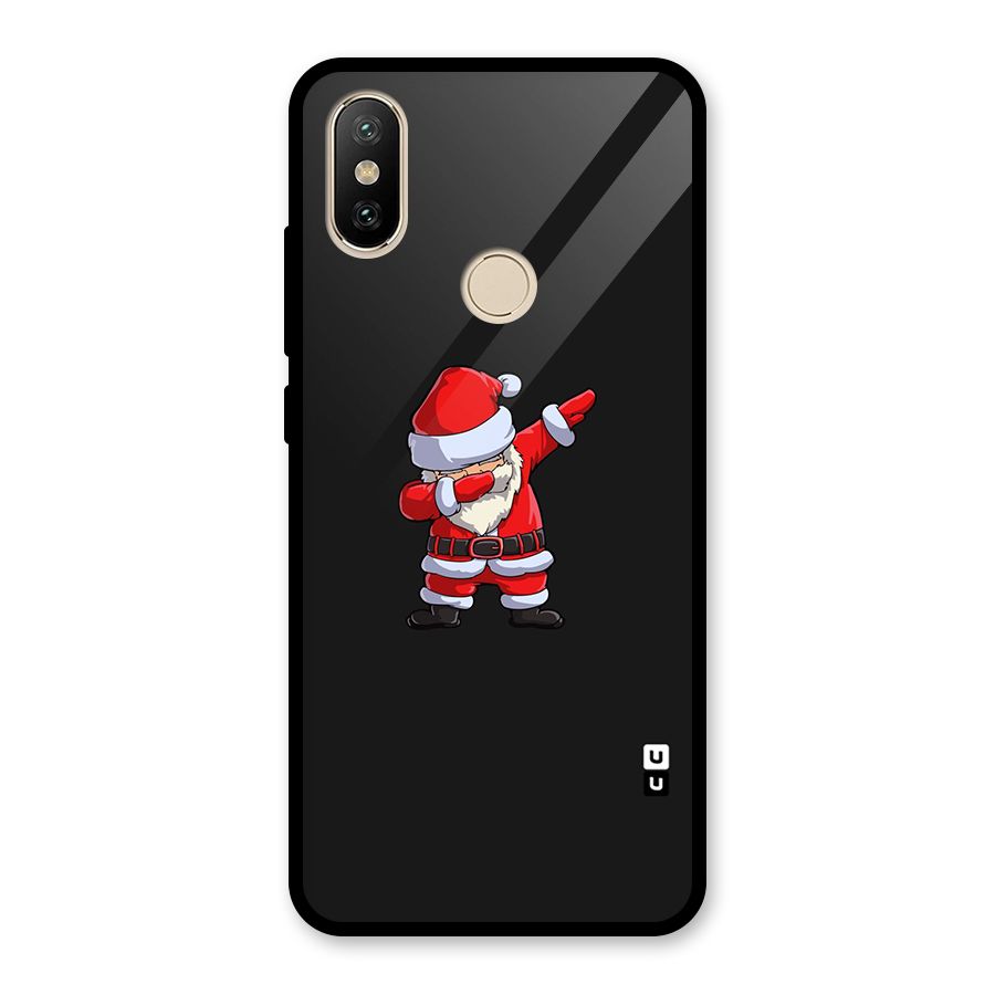 Cool Santa Dab Glass Back Case for Redmi A2