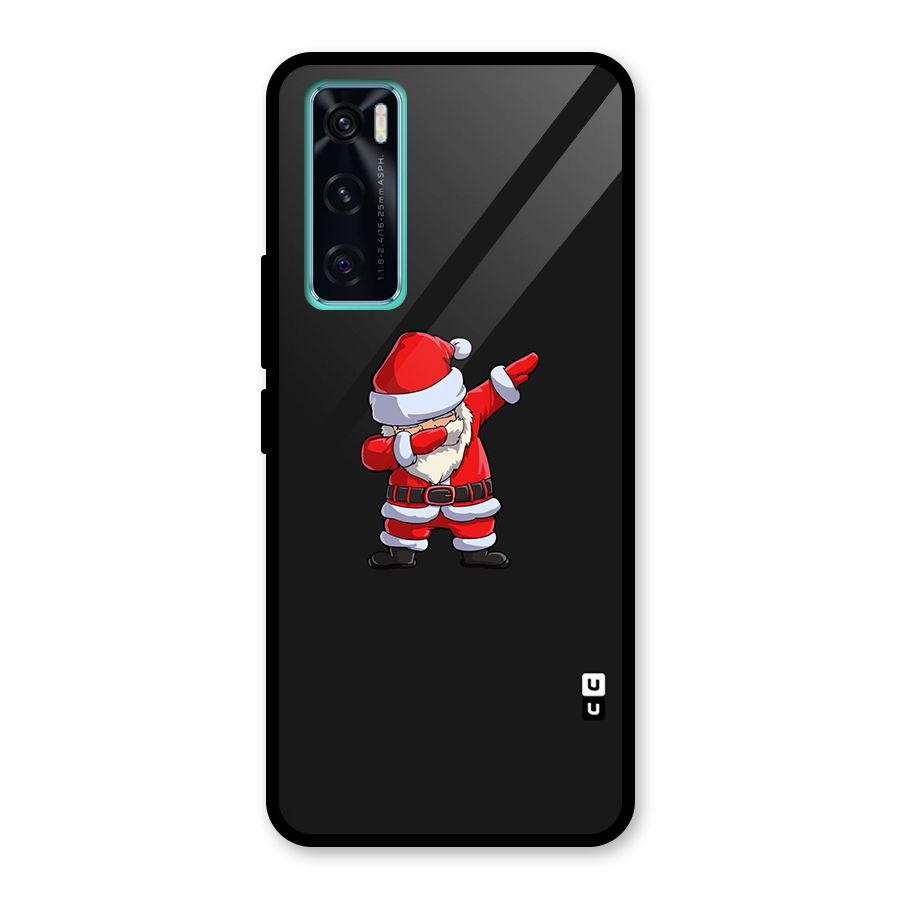 Cool Santa Dab Glass Back Case for Vivo V20 SE