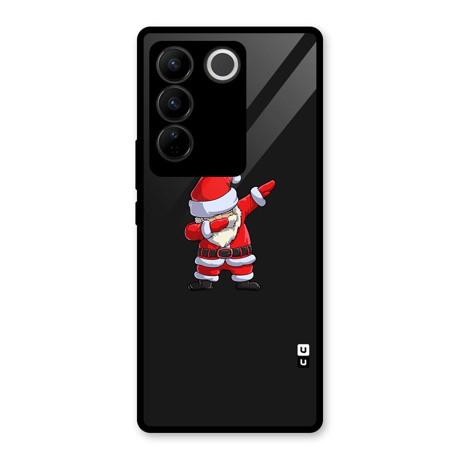 Cool Santa Dab Glass Back Case for Vivo V27 Pro