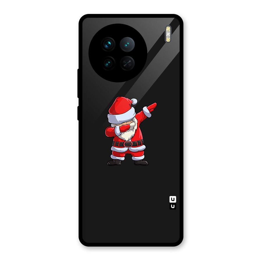Cool Santa Dab Glass Back Case for Vivo X90