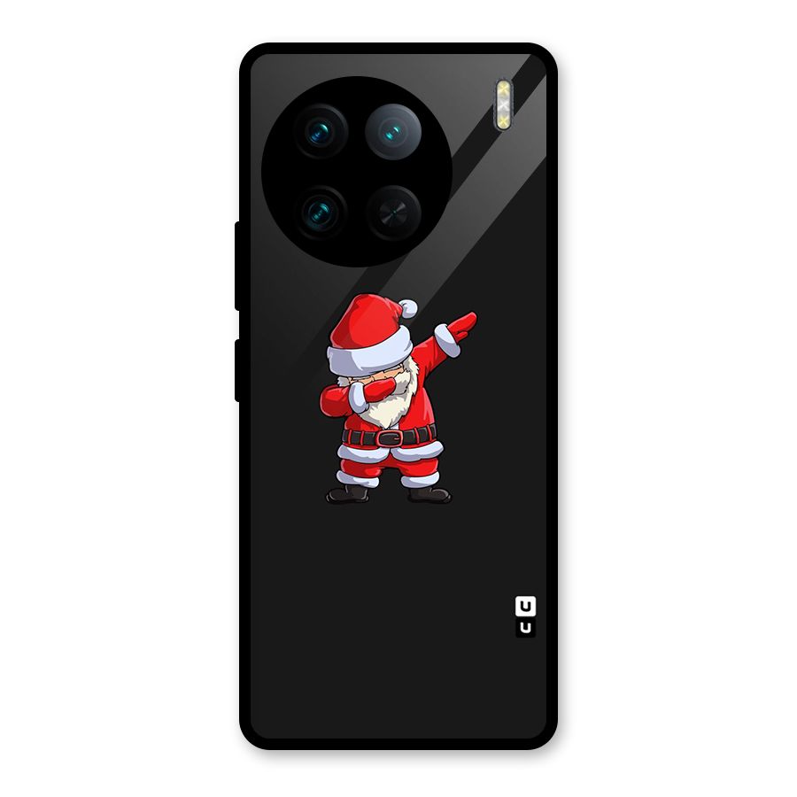 Cool Santa Dab Glass Back Case for Vivo X90 Pro