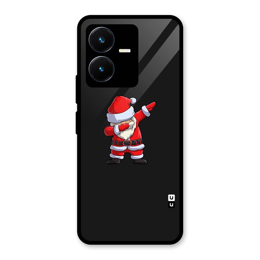 Cool Santa Dab Glass Back Case for Vivo Y22s