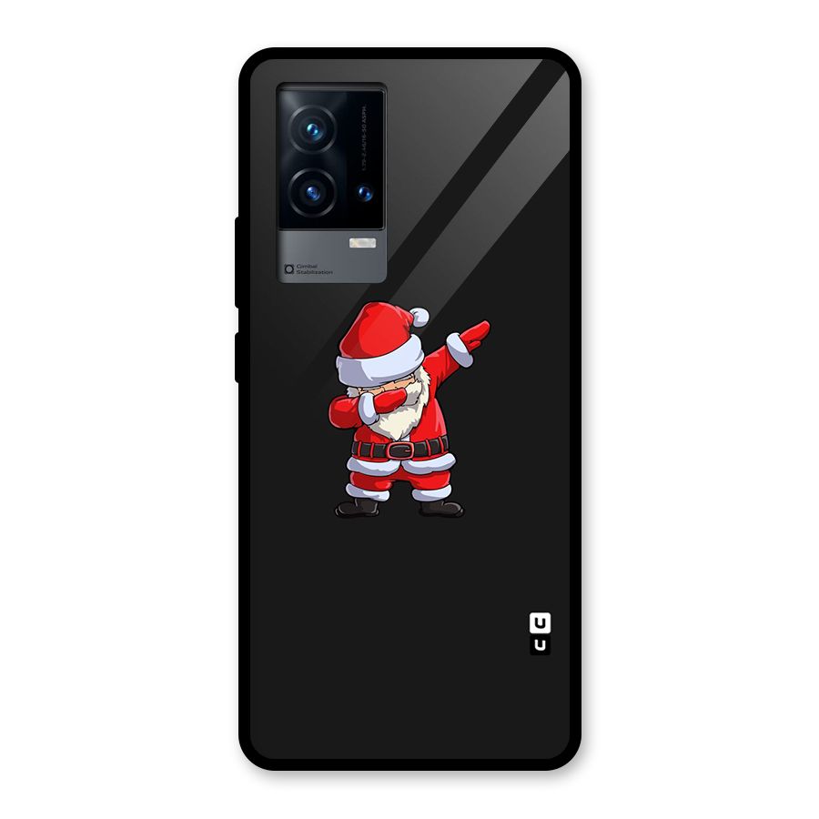 Cool Santa Dab Glass Back Case for iQOO 9 5G