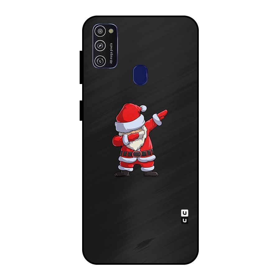 Cool Santa Dab Metal Back Case for Galaxy M30s