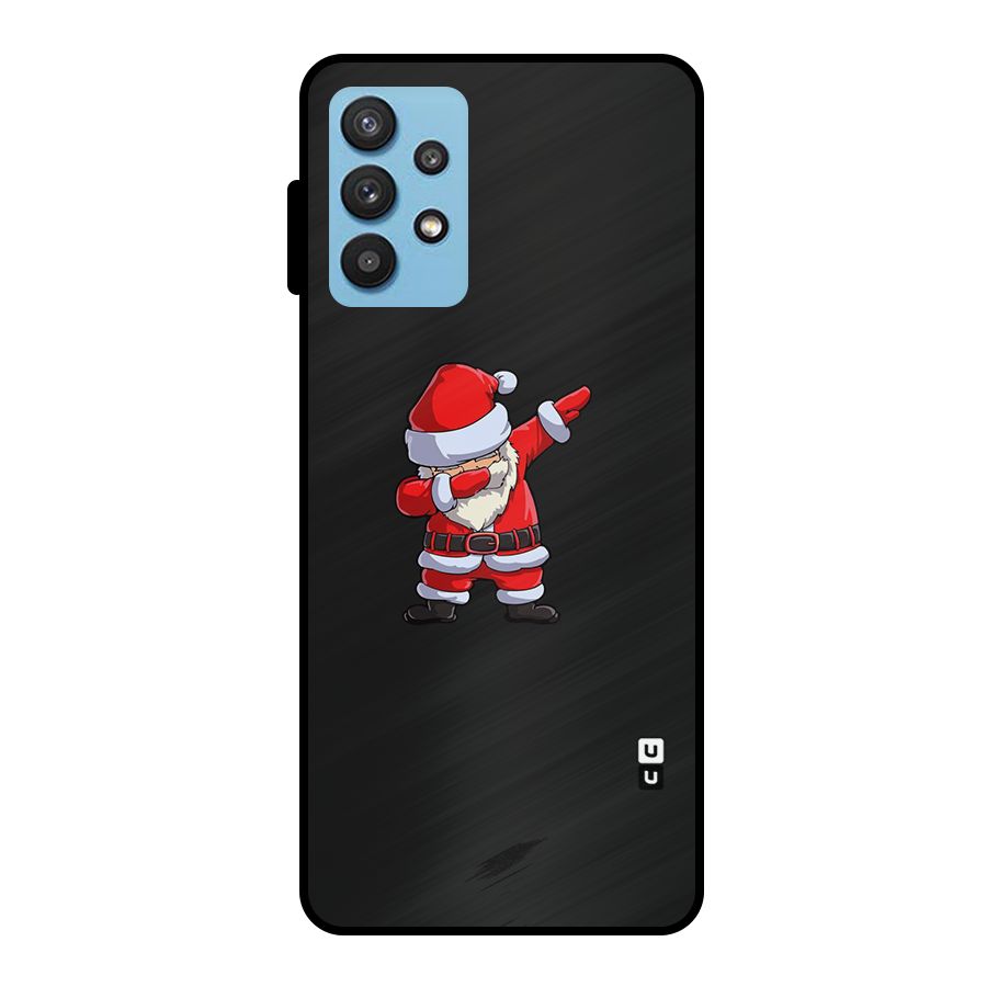 Cool Santa Dab Metal Back Case for Galaxy M32 5G