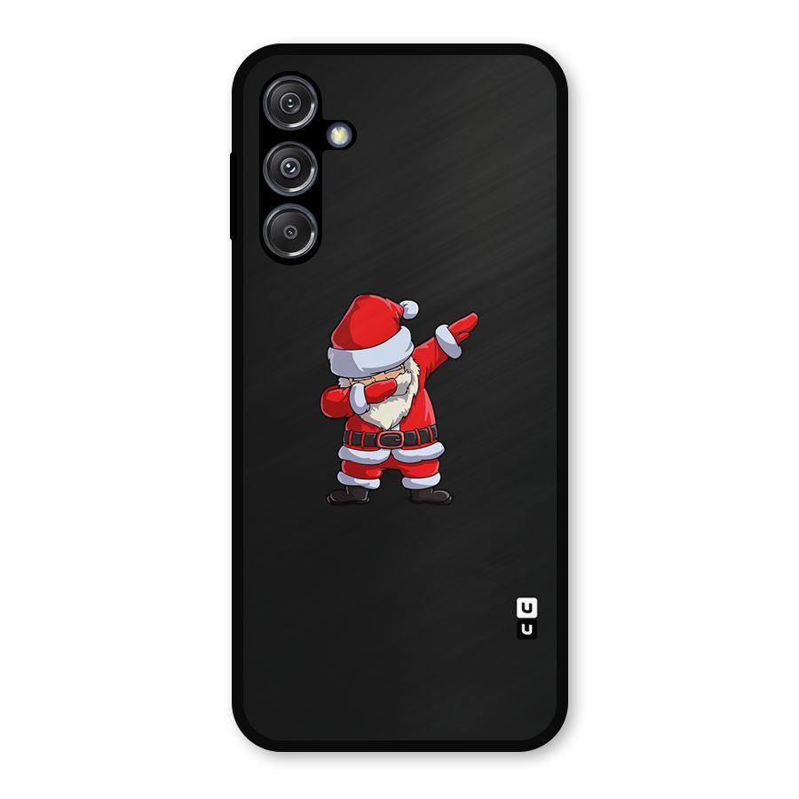 Cool Santa Dab Metal Back Case for Galaxy M34 5G