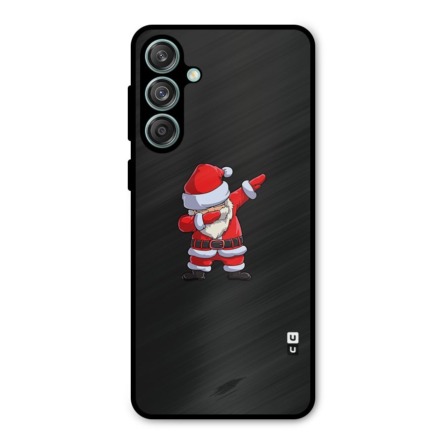 Cool Santa Dab Metal Back Case for Galaxy M55 5G