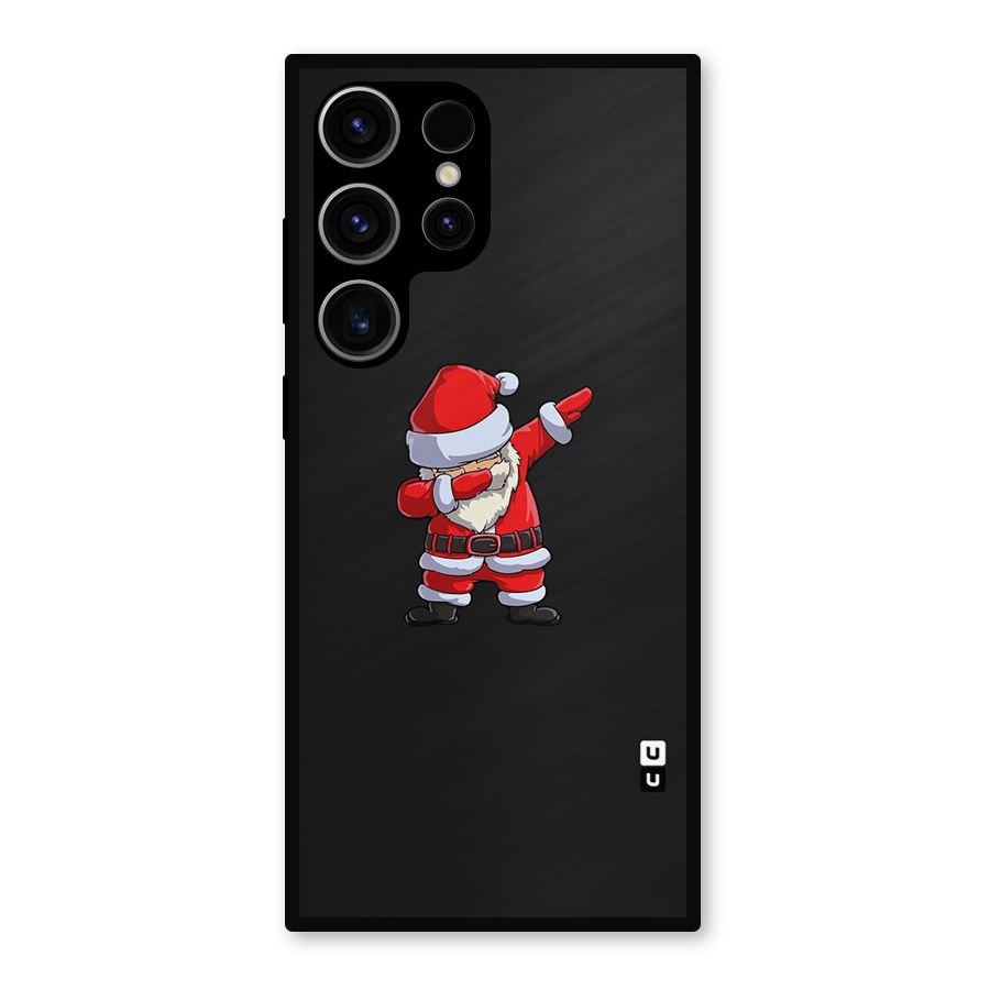 Cool Santa Dab Metal Back Case for Galaxy S23 Ultra