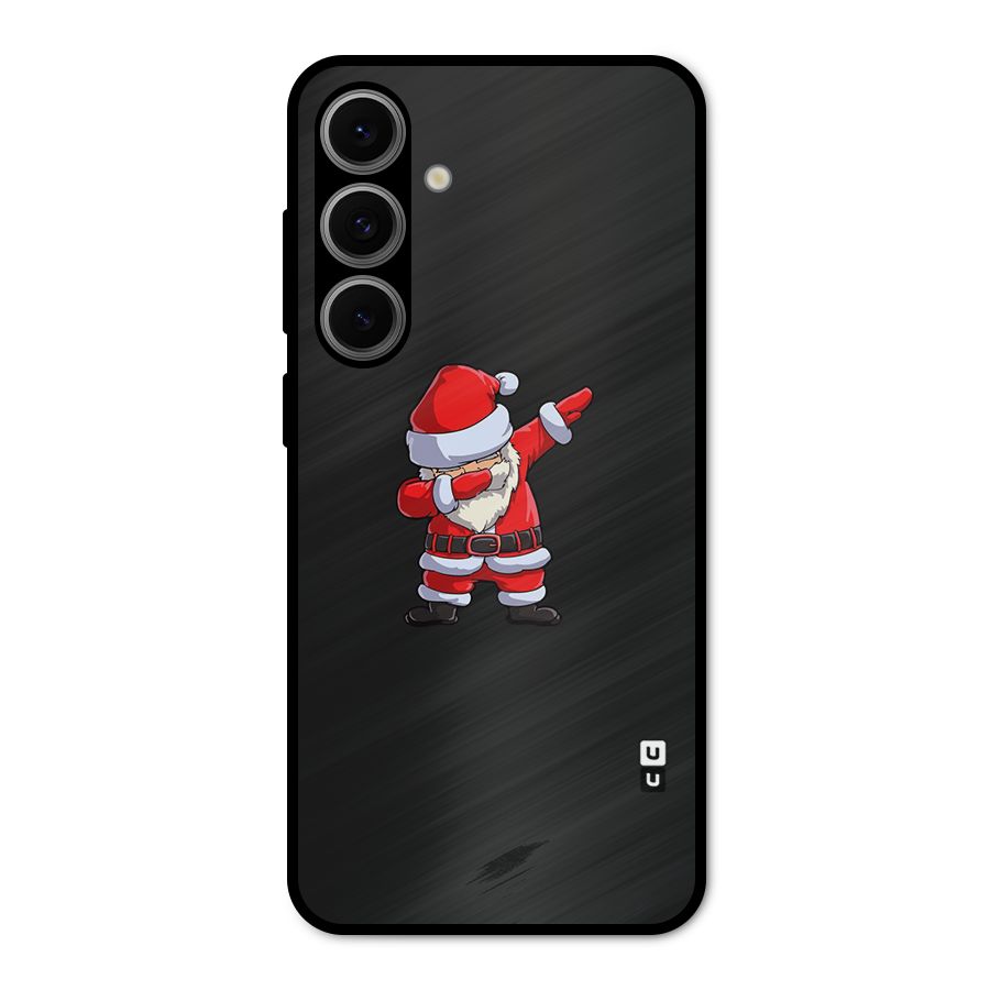 Cool Santa Dab Metal Back Case for Galaxy S24 FE