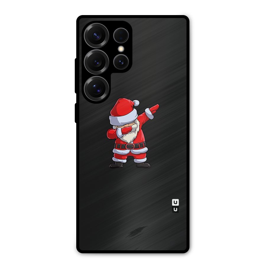 Cool Santa Dab Metal Back Case for Galaxy S25 Ultra