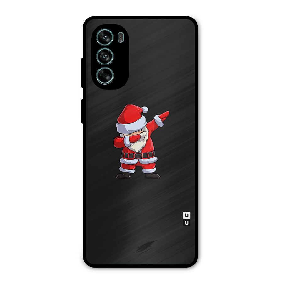 Cool Santa Dab Metal Back Case for Moto G62