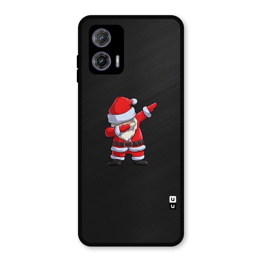 Cool Santa Dab Metal Back Case for Moto G73