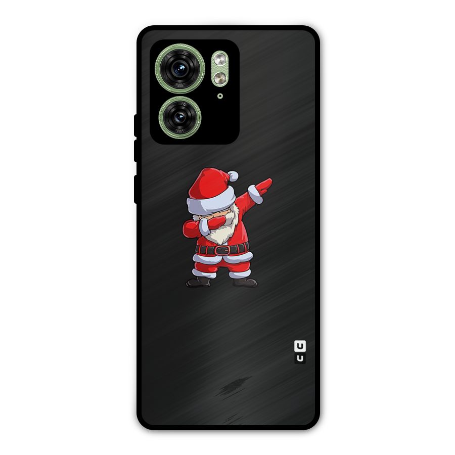 Cool Santa Dab Metal Back Case for Motorola Edge 40 5G