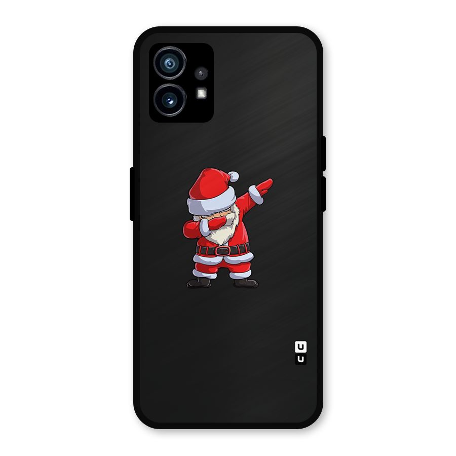 Cool Santa Dab Metal Back Case for Nothing Phone 1