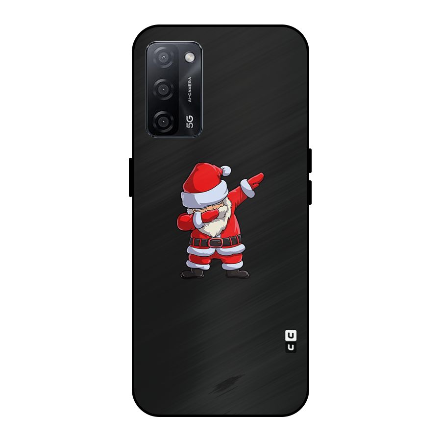 Cool Santa Dab Metal Back Case for Oppo A53s 5G