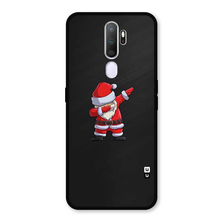 Cool Santa Dab Metal Back Case for Oppo A5 (2020)