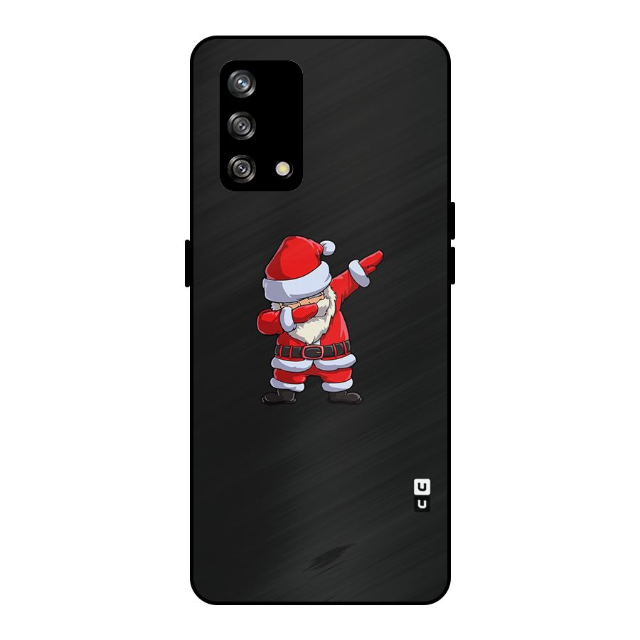Cool Santa Dab Metal Back Case for Oppo F19