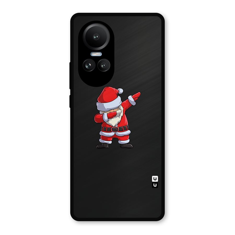 Cool Santa Dab Metal Back Case for Oppo Reno10