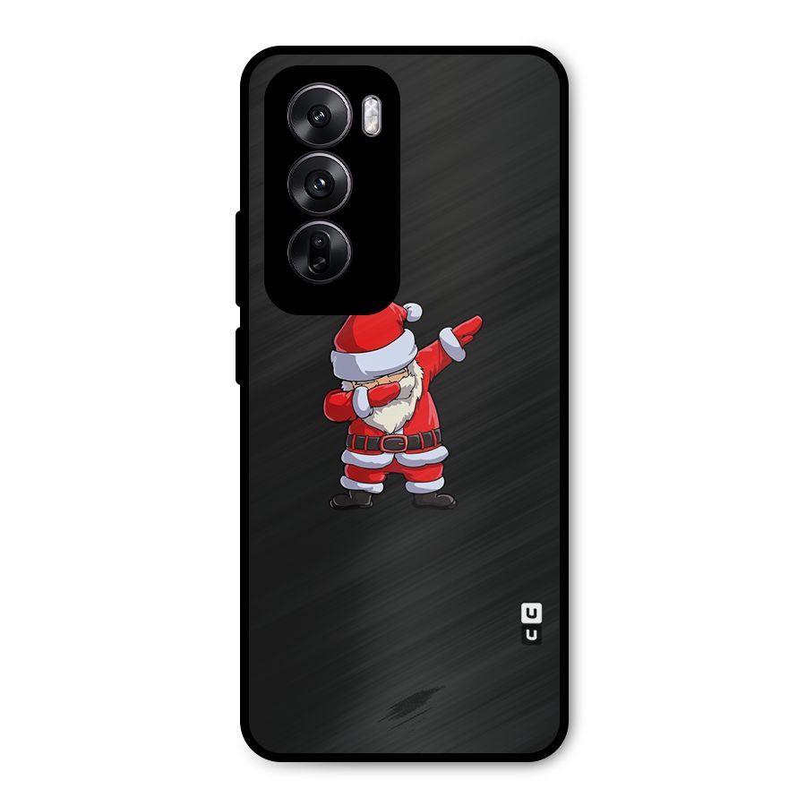 Cool Santa Dab Metal Back Case for Oppo Reno12