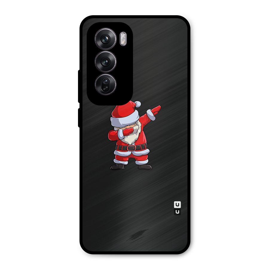 Cool Santa Dab Metal Back Case for Oppo Reno12 Pro