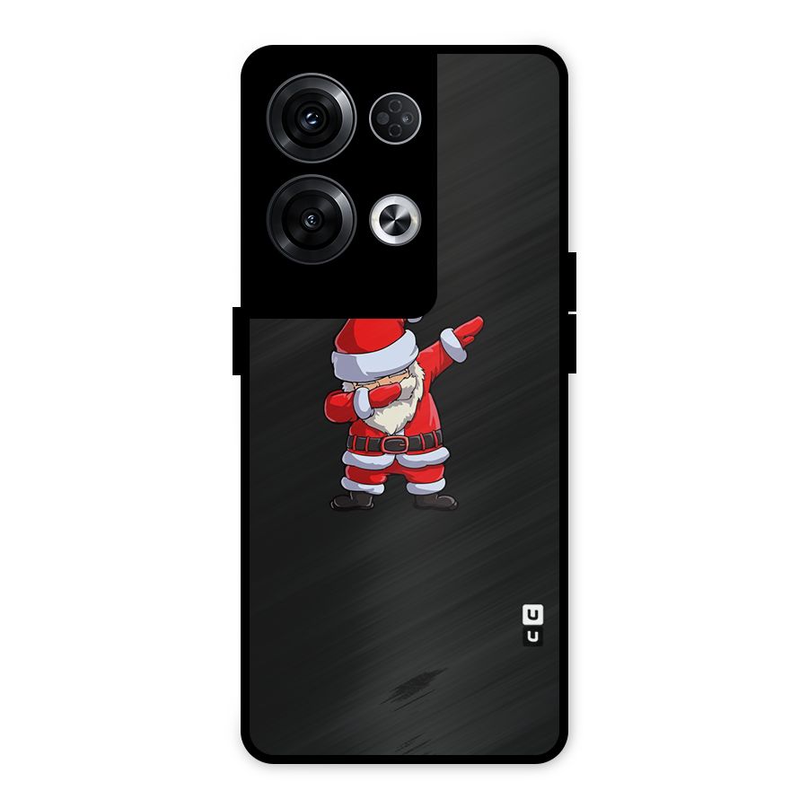 Cool Santa Dab Metal Back Case for Oppo Reno8 Pro 5G