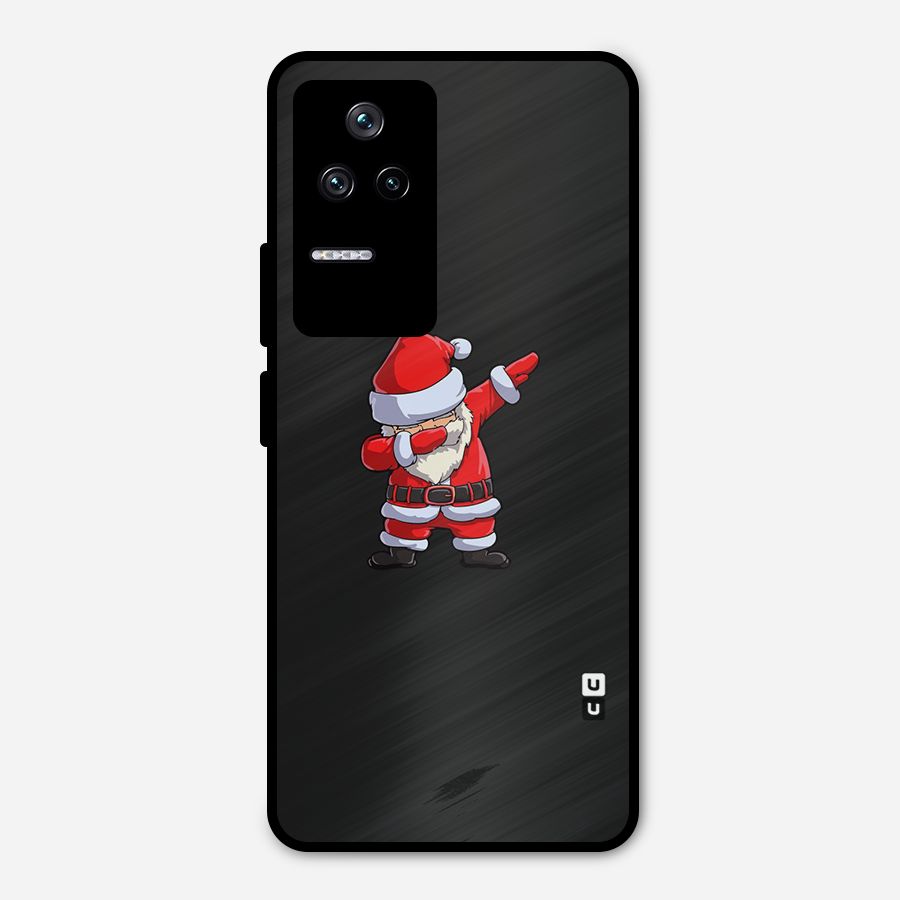 Cool Santa Dab Metal Back Case for Poco F4 5G