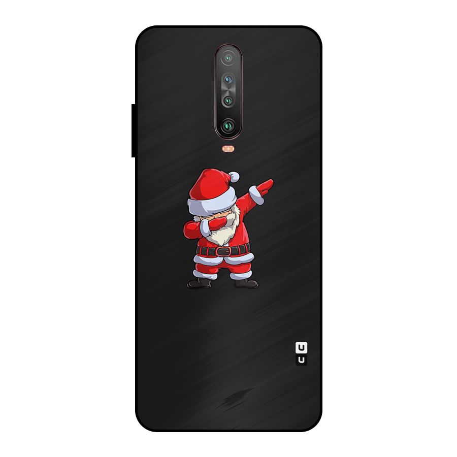 Cool Santa Dab Metal Back Case for Poco X2