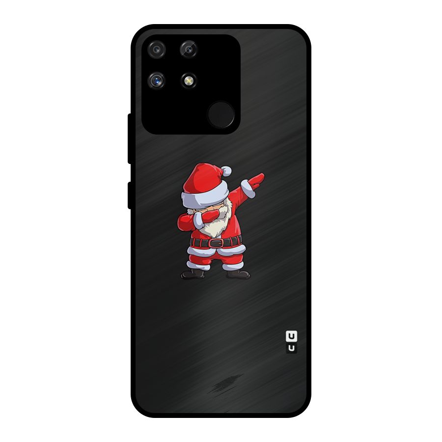 Cool Santa Dab Metal Back Case for Realme Narzo 50A