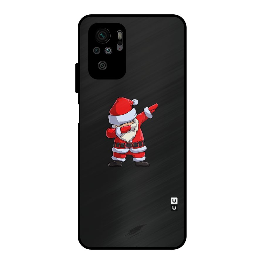 Cool Santa Dab Metal Back Case for Redmi Note 10S