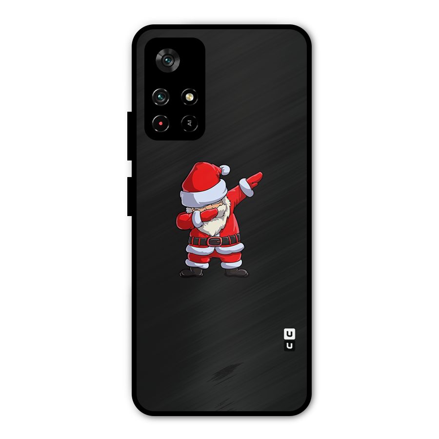 Cool Santa Dab Metal Back Case for Redmi Note 11T 5G
