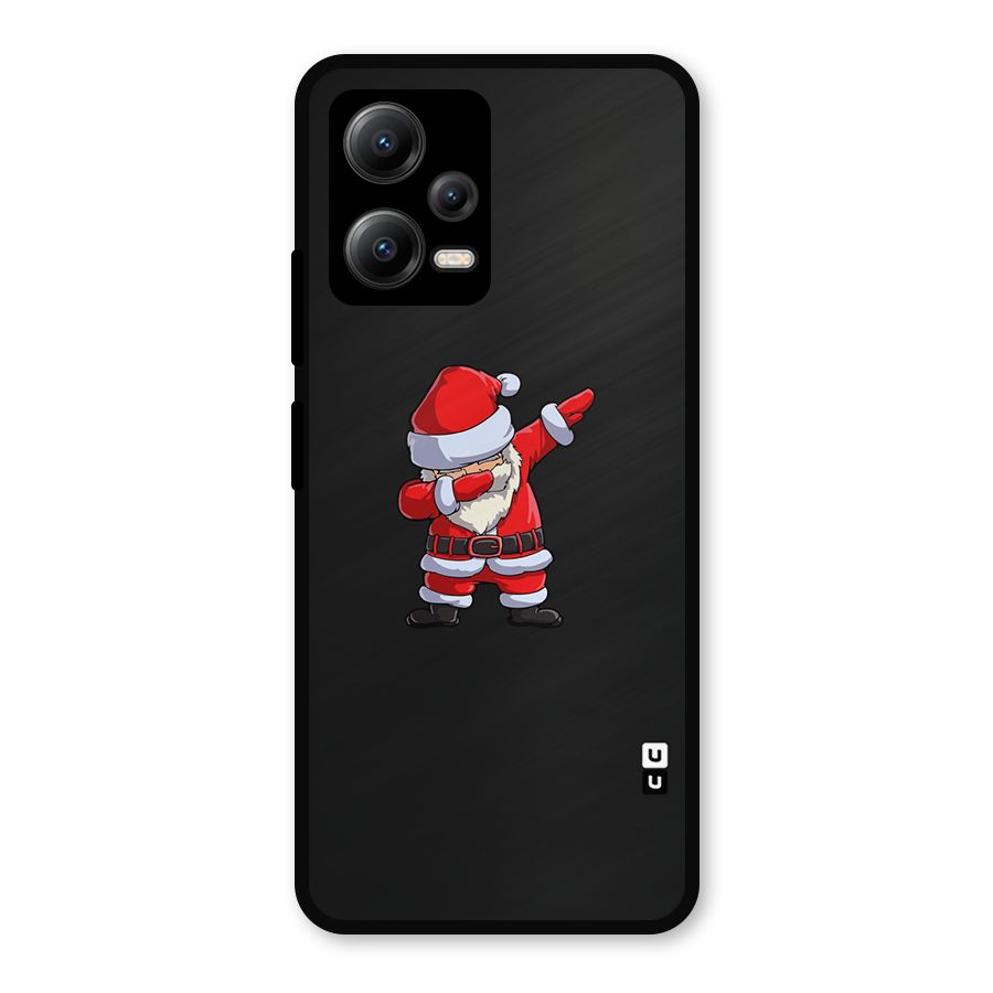 Cool Santa Dab Metal Back Case for Redmi Note 12 5G