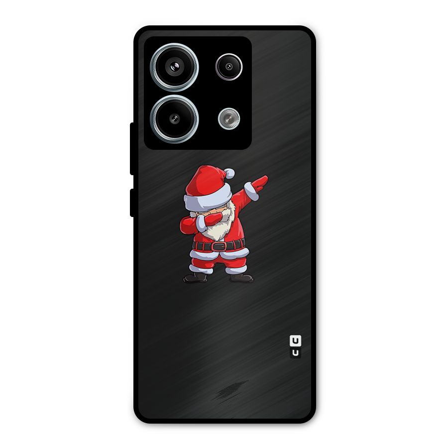 Cool Santa Dab Metal Back Case for Redmi Note 13 Pro 5G