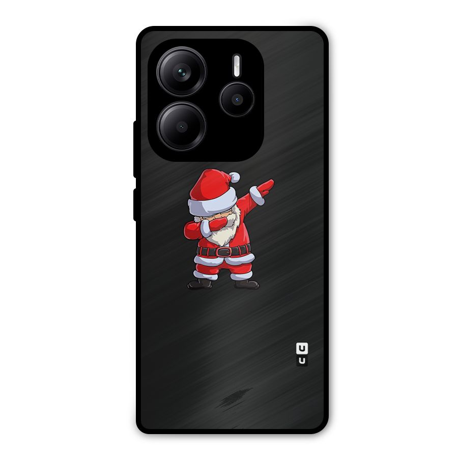 Cool Santa Dab Metal Back Case for Redmi Note 14 5G