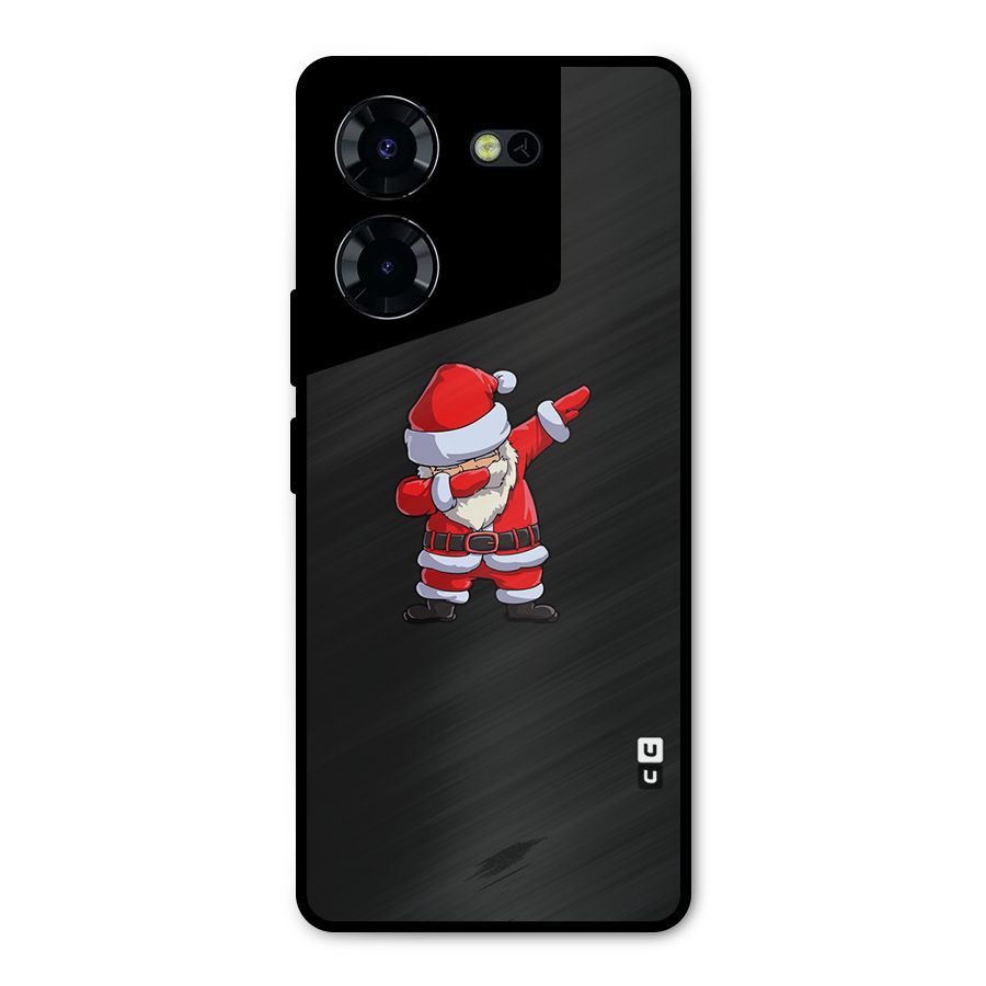 Cool Santa Dab Metal Back Case for Tecno Pova 5 Pro 5G